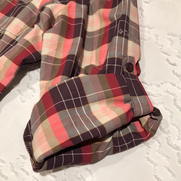 Columbia Purple Plaid Omni Shade Convertible Top - Picture 3 of 5